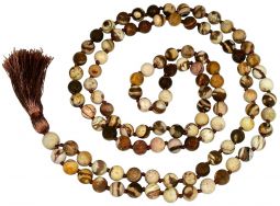 Australian Zebra Stone Japa Beads 8mm
